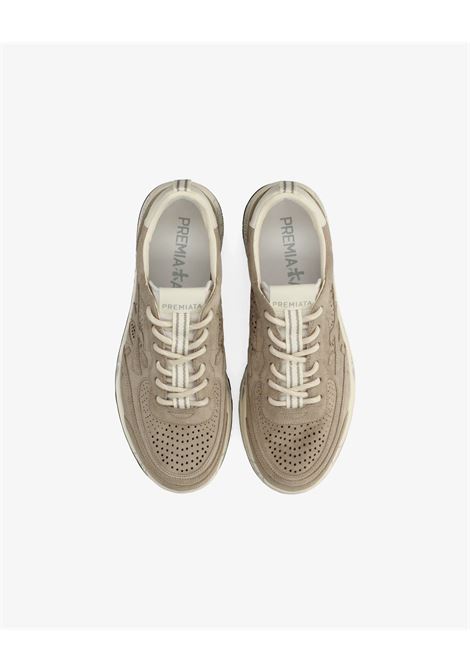 Sneakers Premiata Nous 8288 in suede traforato beige PREMIATA | Scarpe | NOUS VAR8288